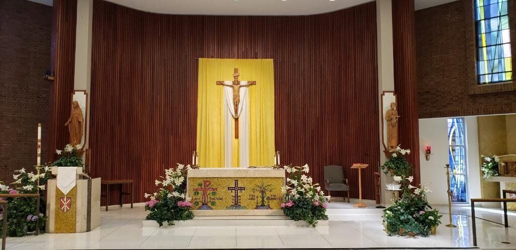 Altar and ambo at Nazareth Living Center